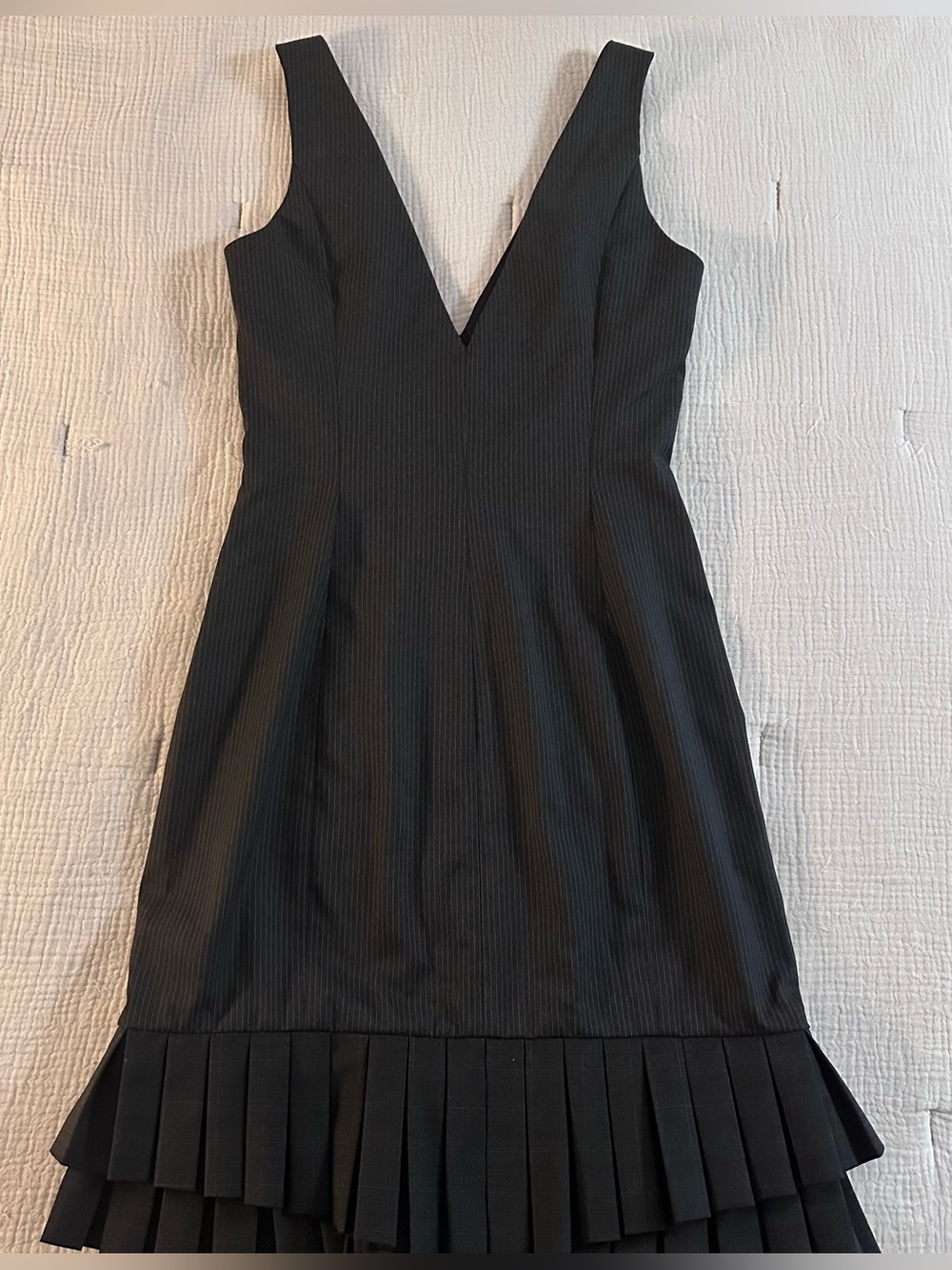Bebe Sleeveless Dress Gray Mid-length Size 4 Small
